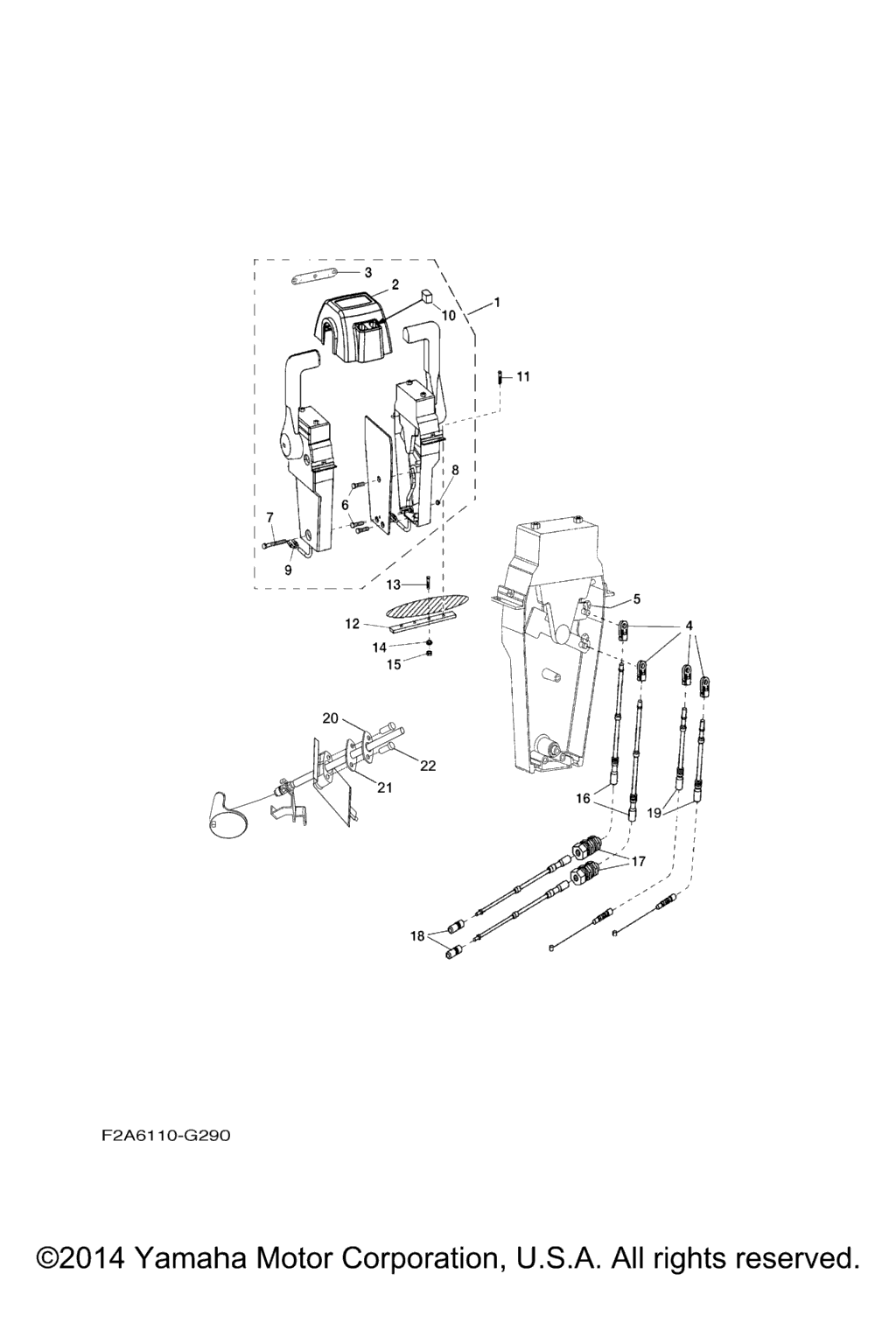 Схема узла Управляющий Трос