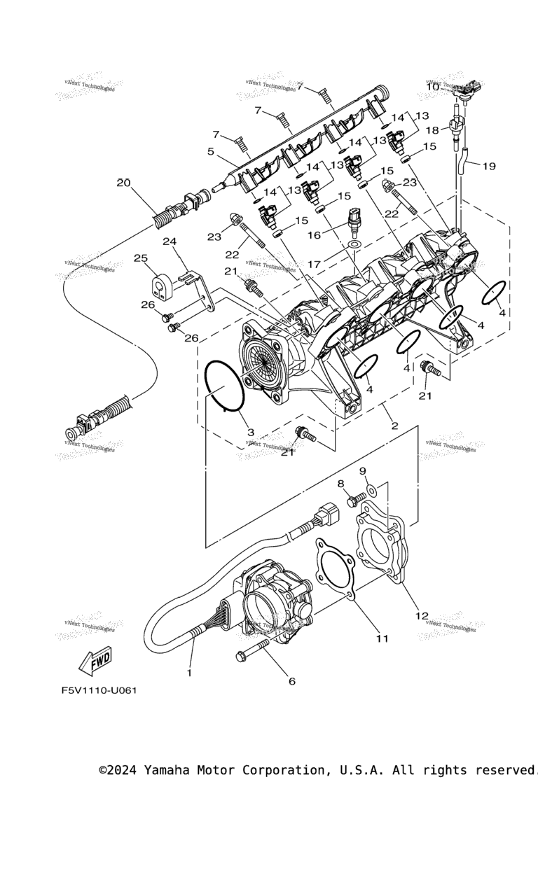 Схема узла Впуск 1