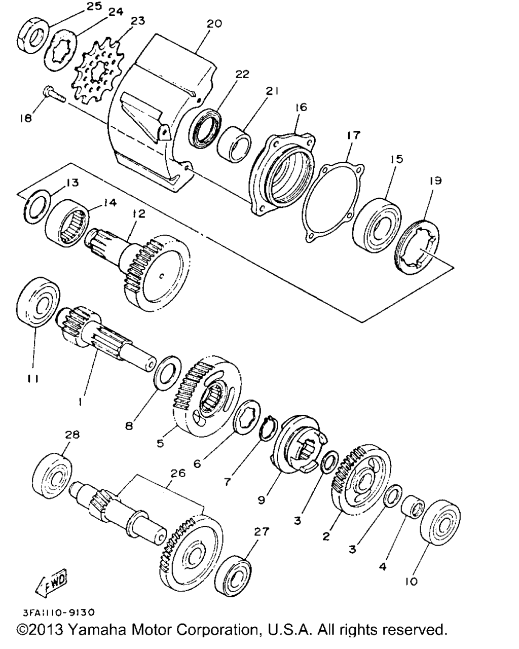Схема узла Трансмиссии