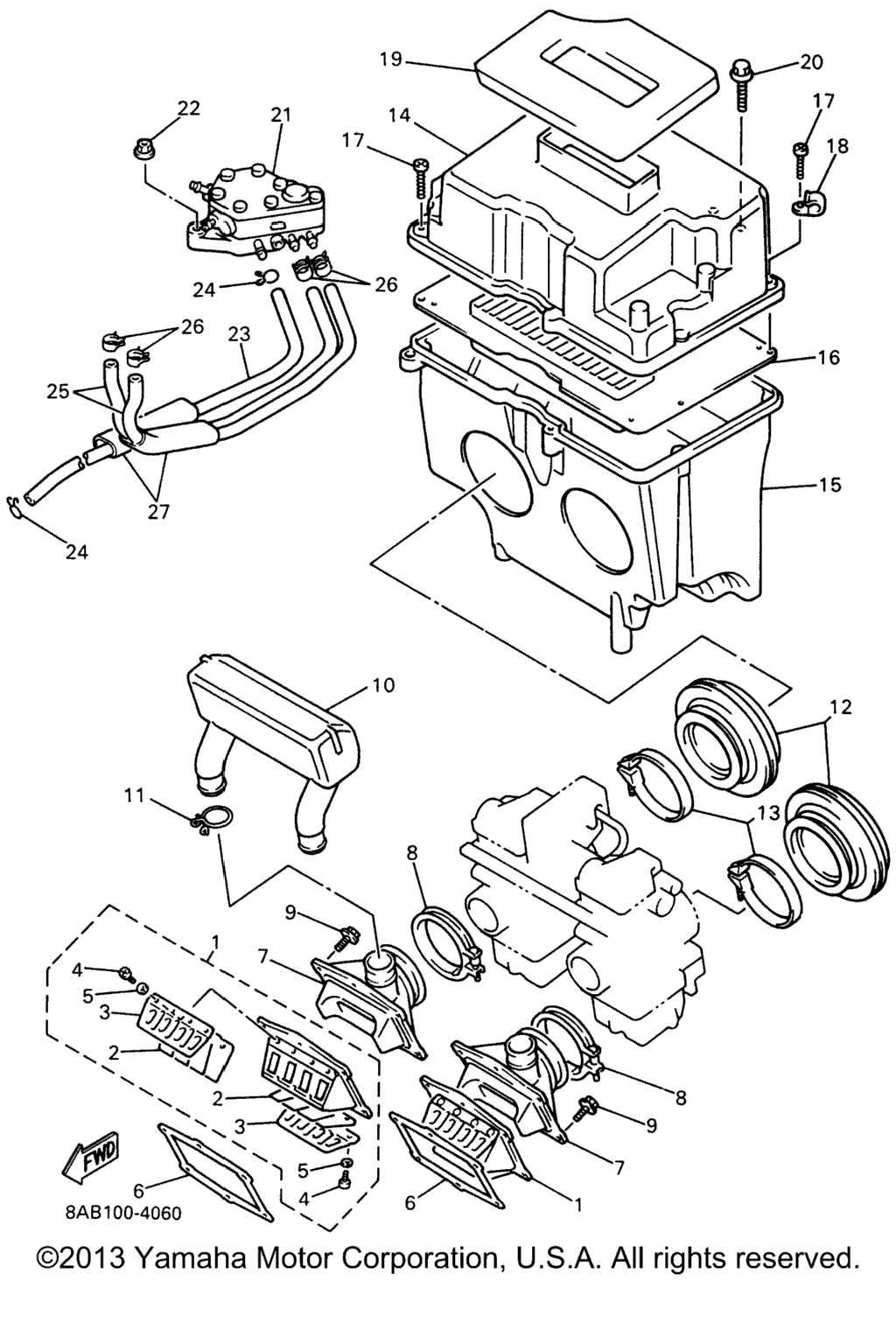 Схема узла Впуск