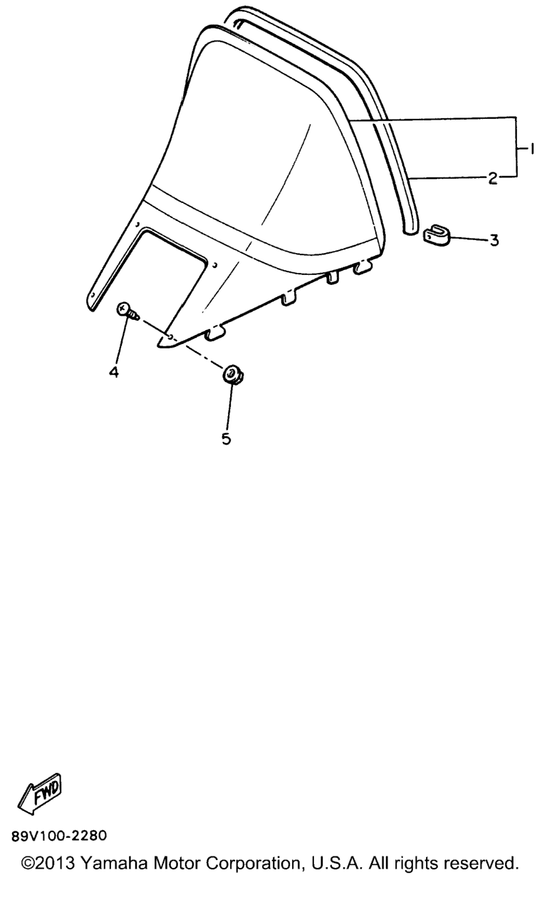 Схема узла Стекло Ветровое