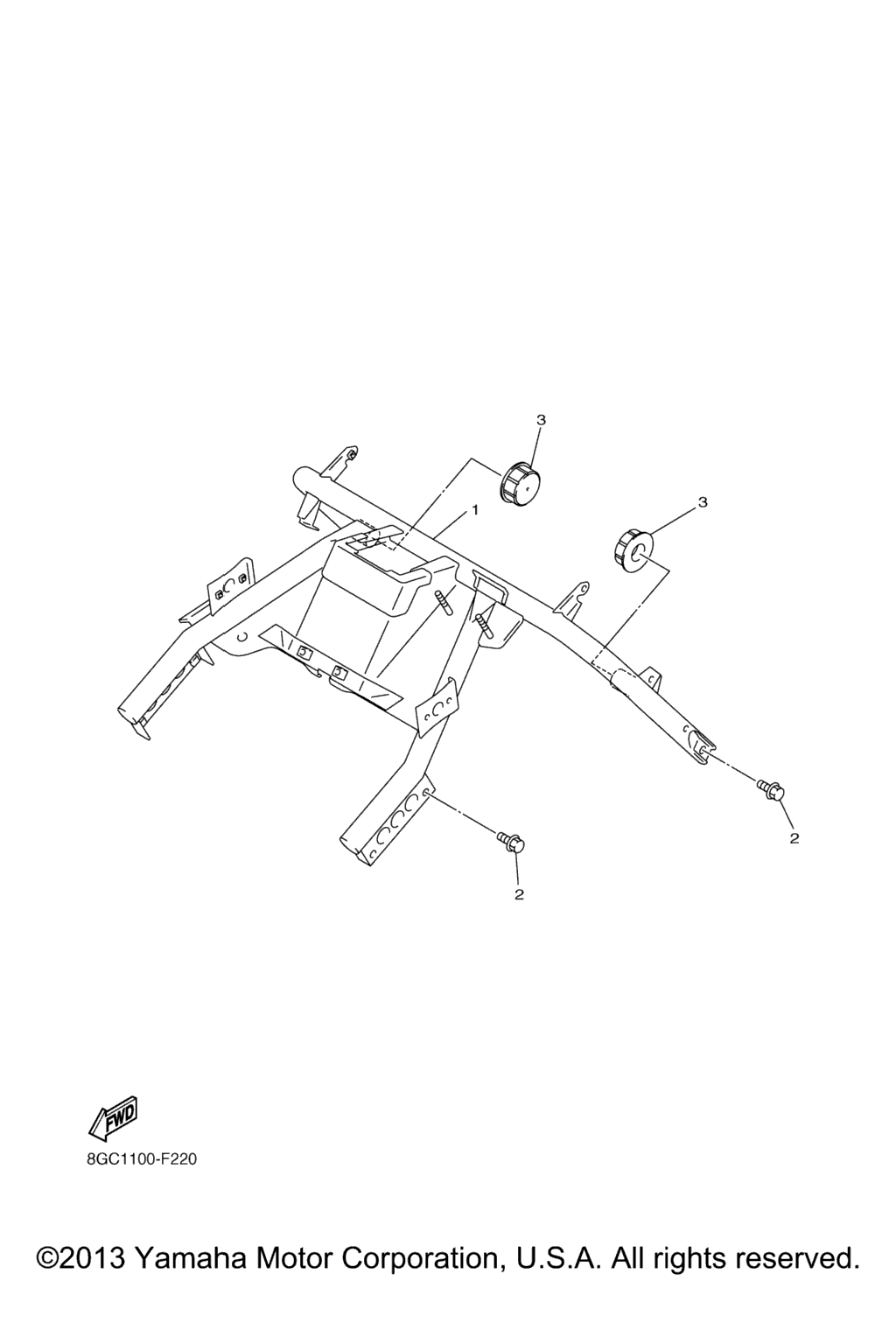 Схема узла Рулевые Ворота
