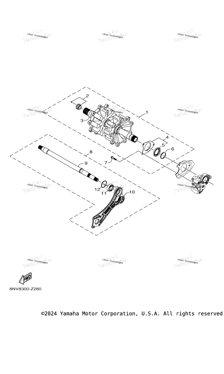Схема узла Привод Гусеницы 1