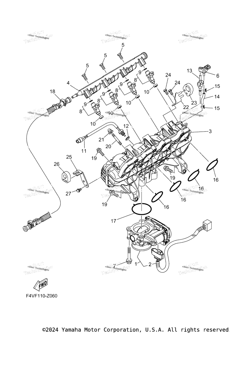 Схема узла Впуск 1