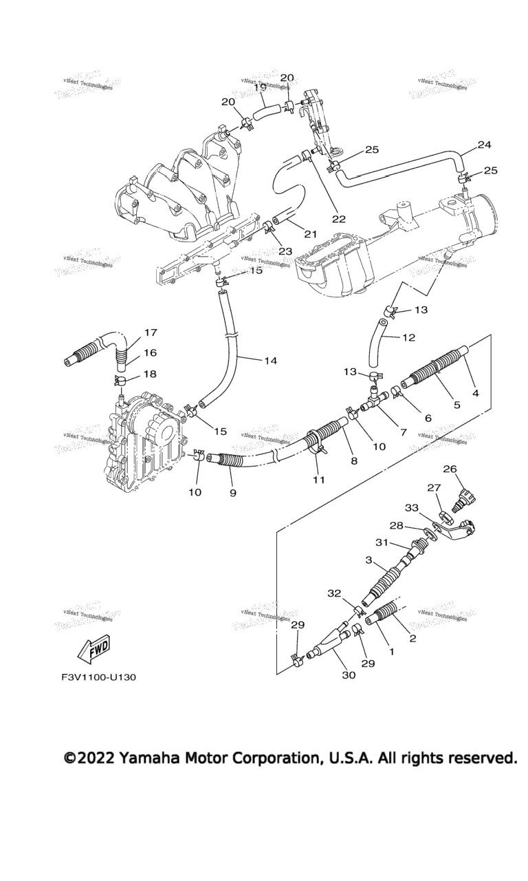 Схема узла Выпускные Системы 2