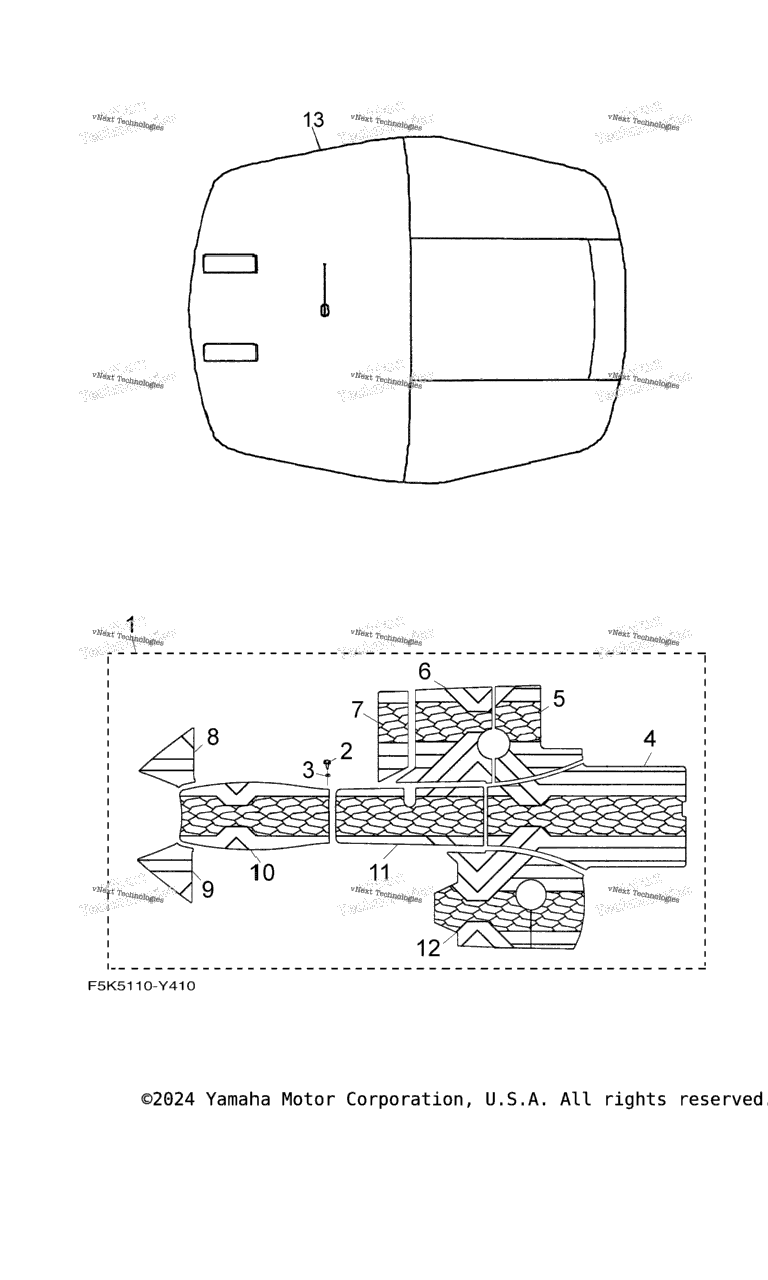 Схема узла Бимини Топы / Коврики
