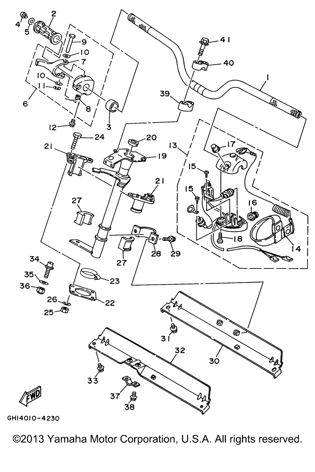 Схема узла Рулевое Управление 1