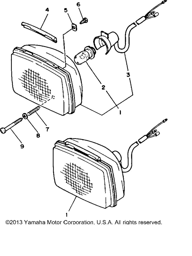 Схема узла Фары