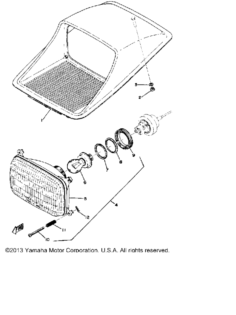 Схема узла Фара