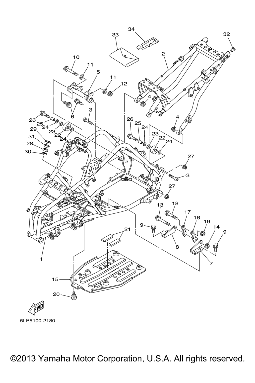 Схема узла Рама
