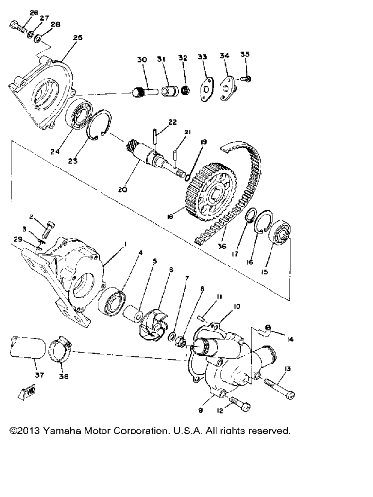 Схема узла Водяные Насосы