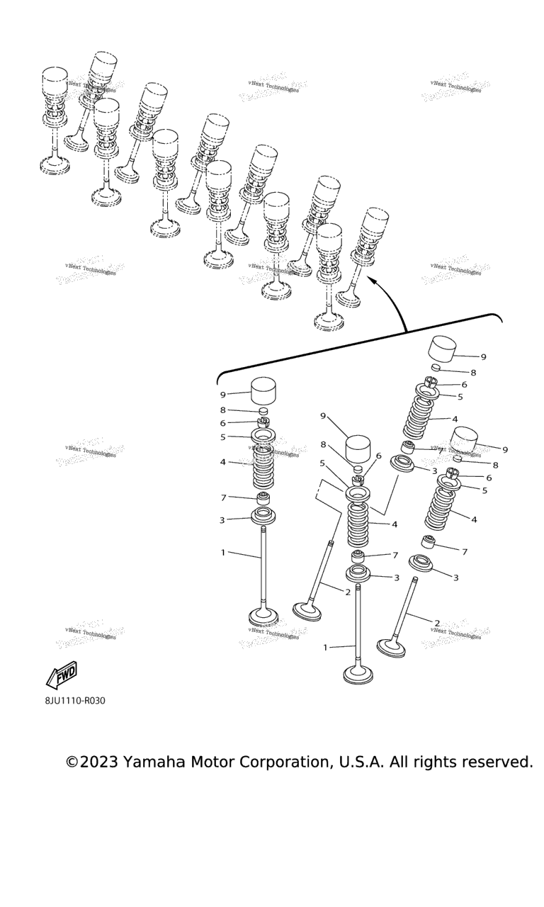 Схема узла Клапаны