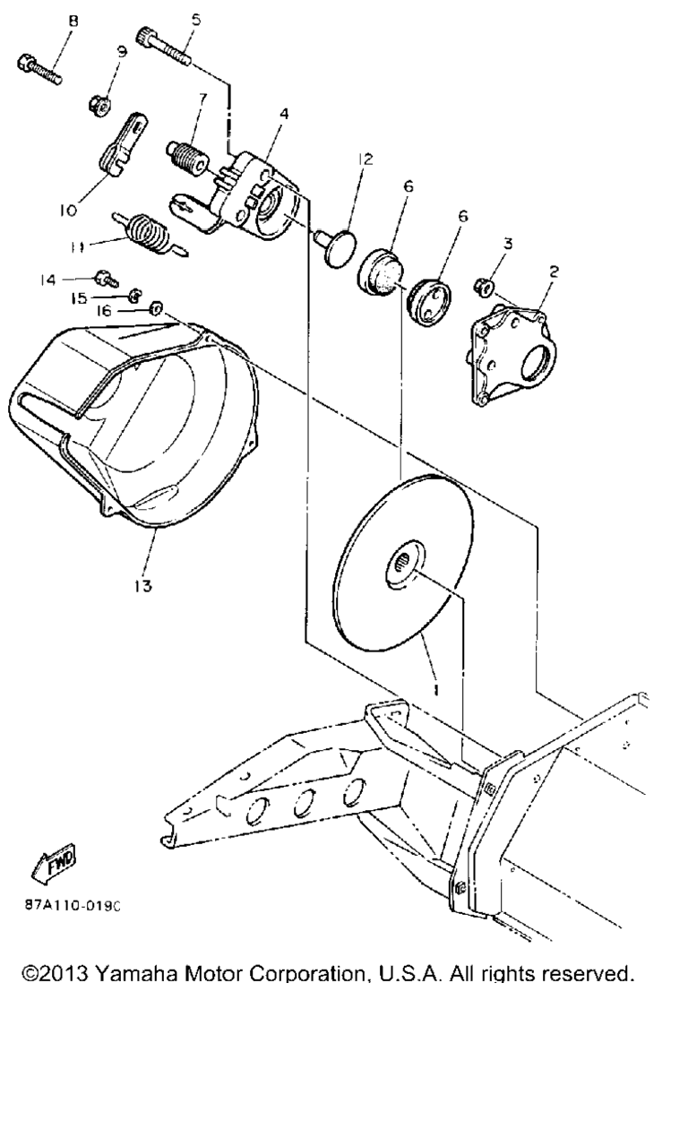 Схема узла Тормоза