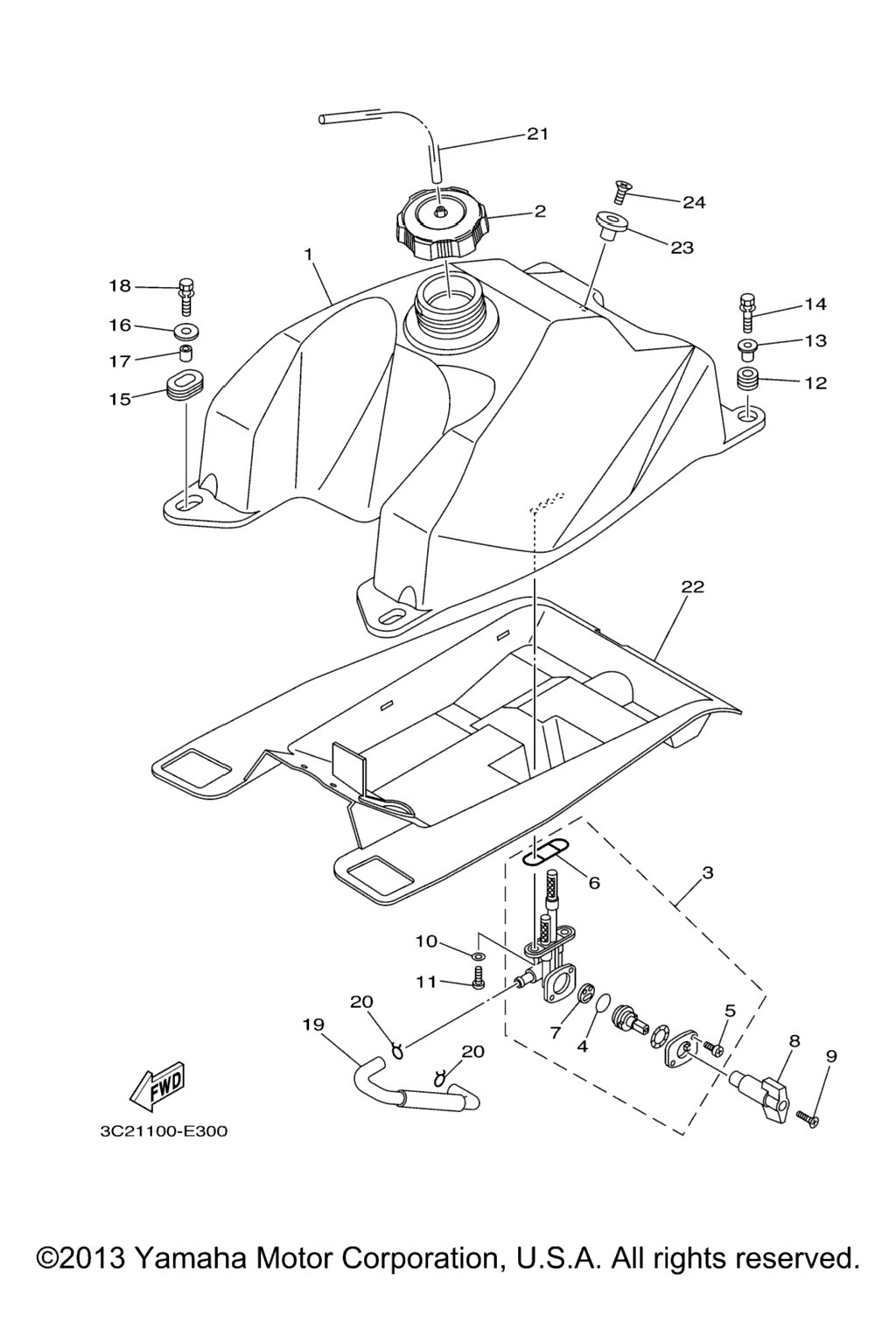Схема узла Топливные Баки