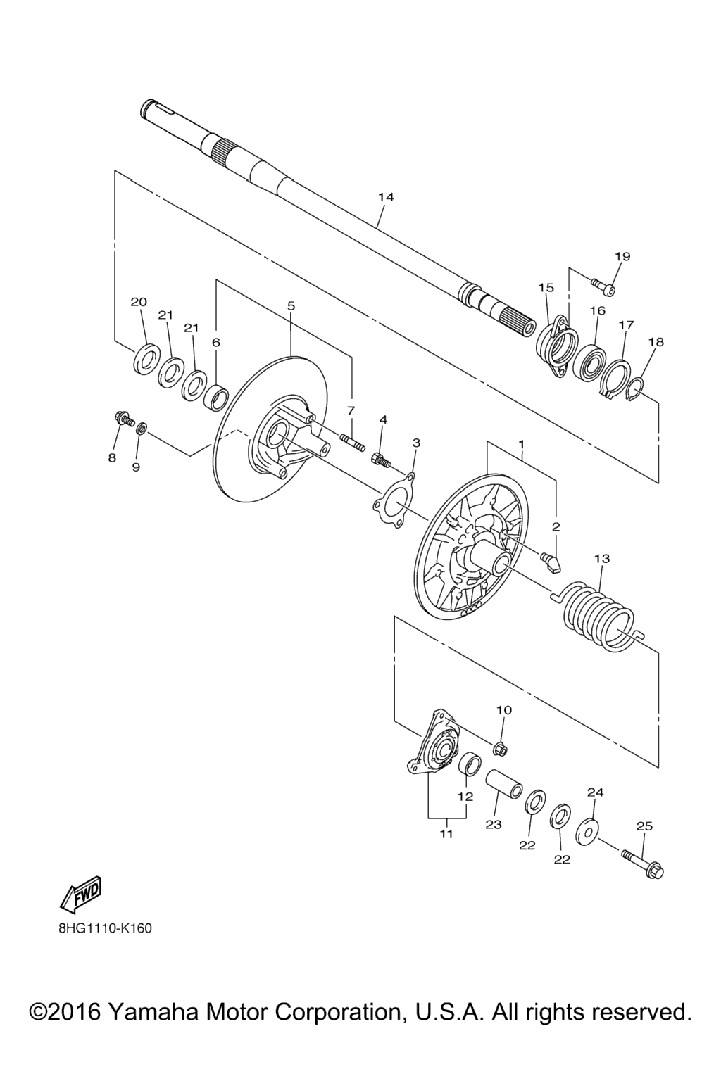 Схема узла Вторичный Ползунец