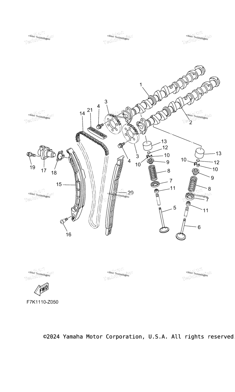 Схема узла Клапаны