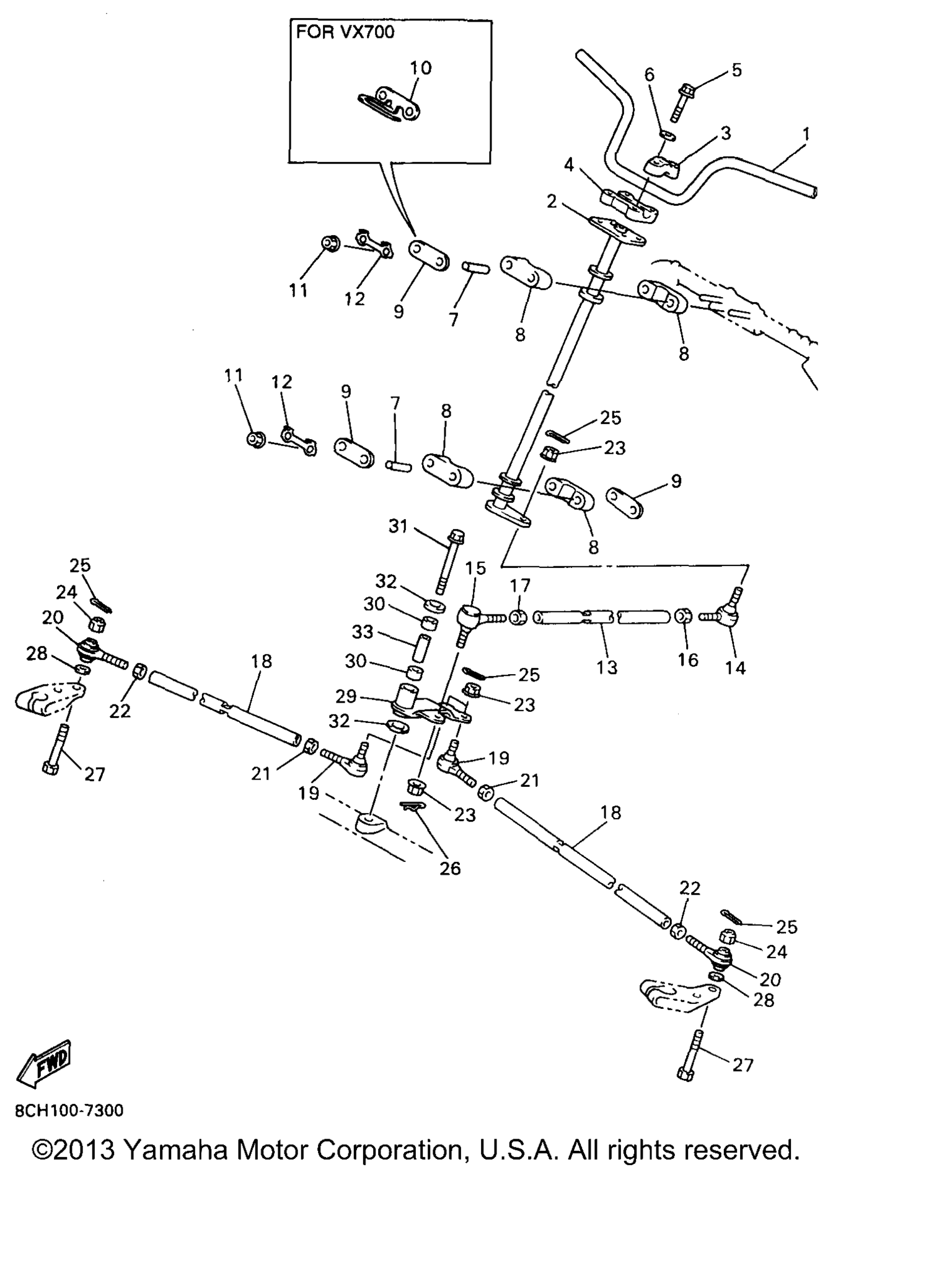 Схема узла Рулевая Система