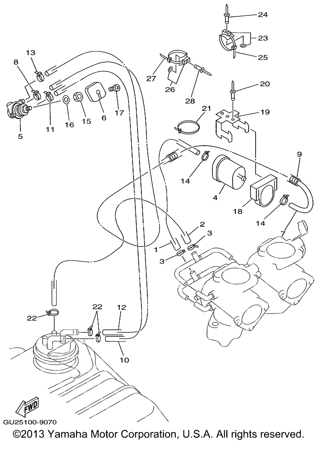 Схема узла Топливо