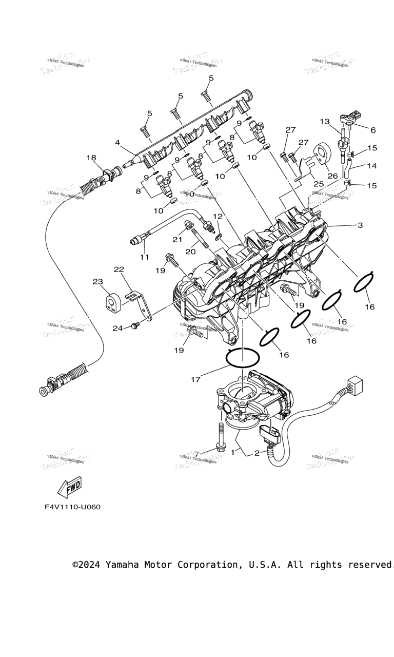 Схема узла Впуск 1