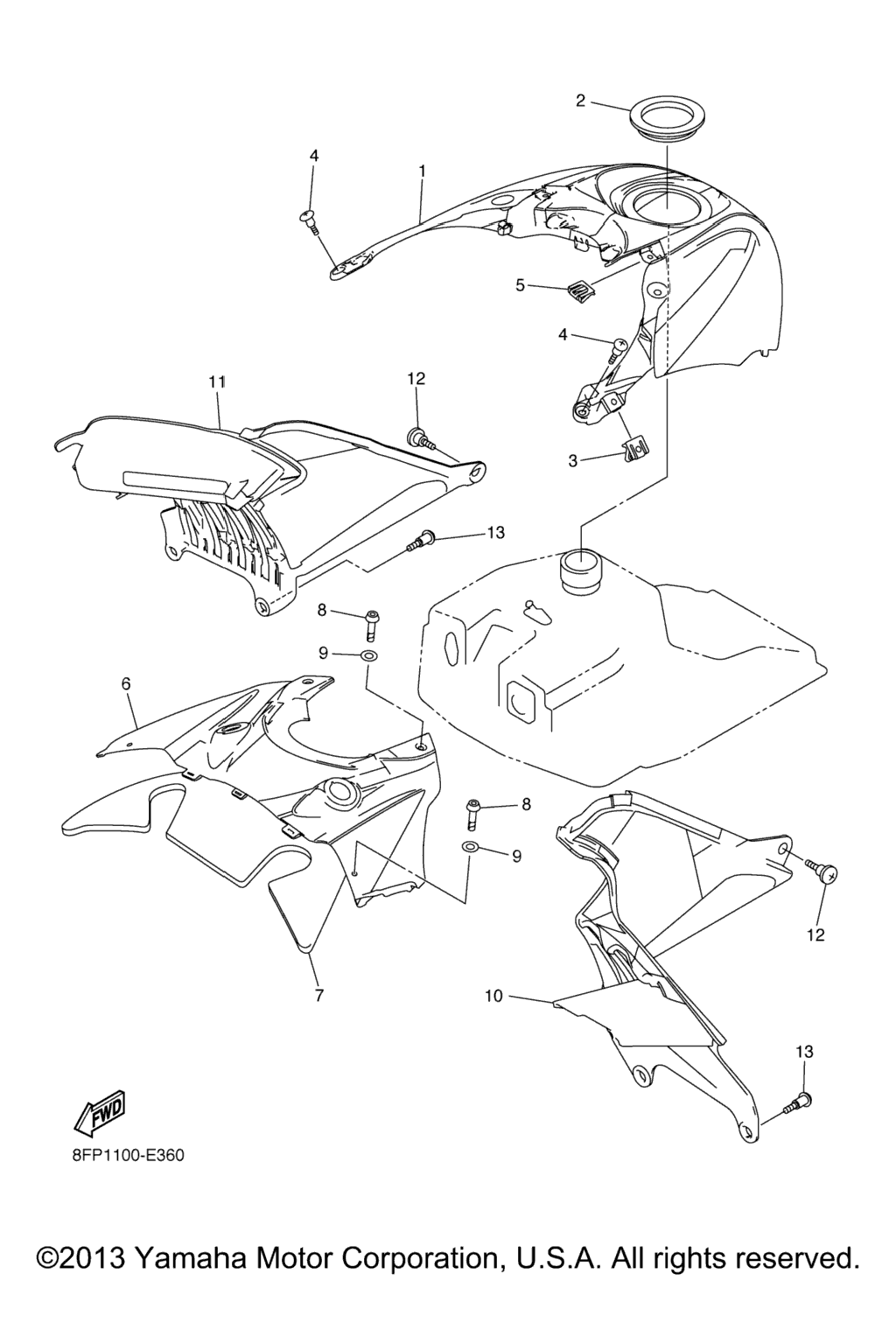 Схема узла Приборная Панель