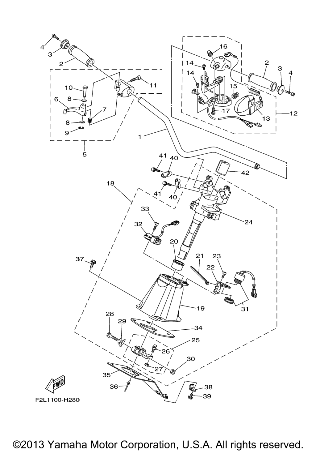 Схема узла Рулевое Управление 1