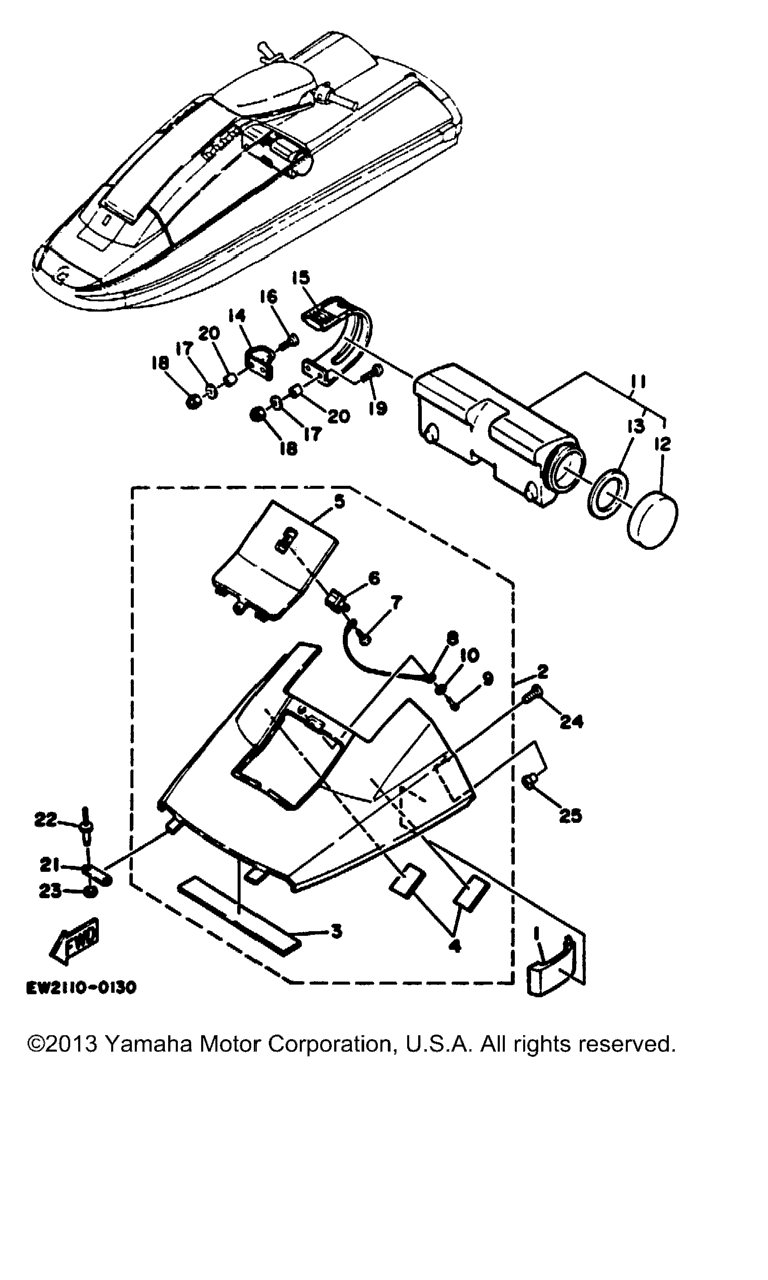 Схема узла Корпус - Палуба 2