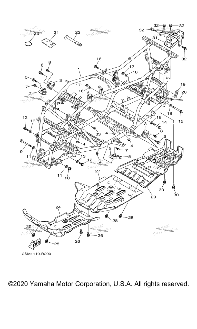 Схема узла Рама