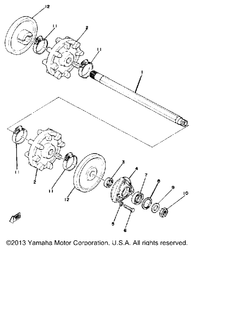 Схема узла Передний Мост
