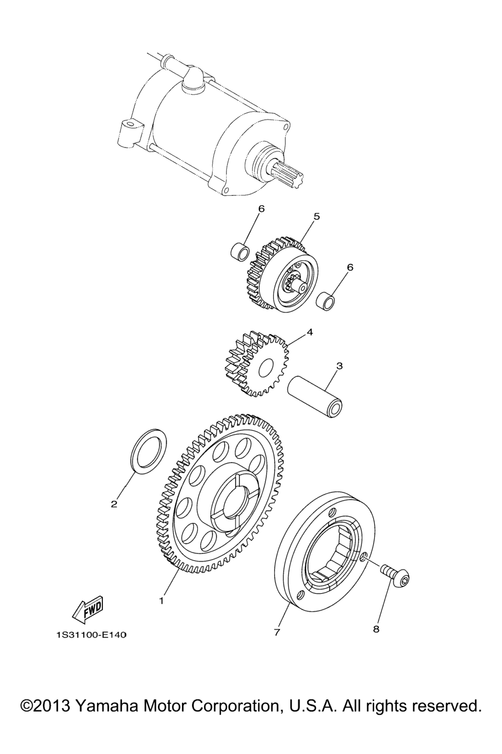 Схема узла Стартеры