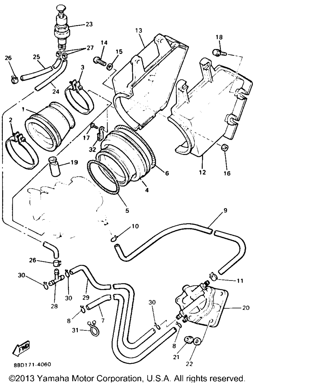 Схема узла Воздушные Фильтры