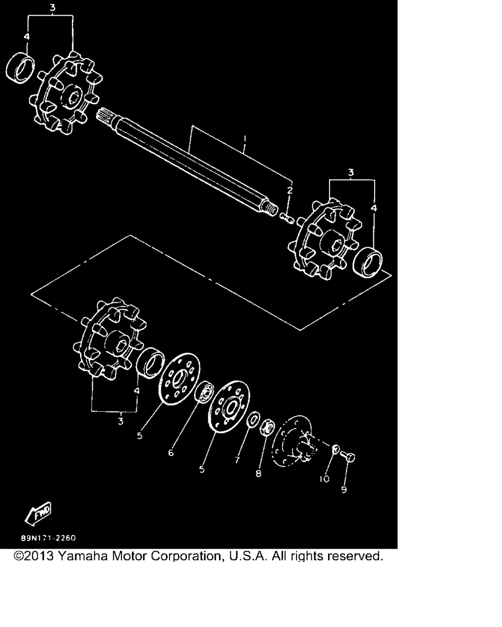 Схема узла Привод Гусеницы 1
