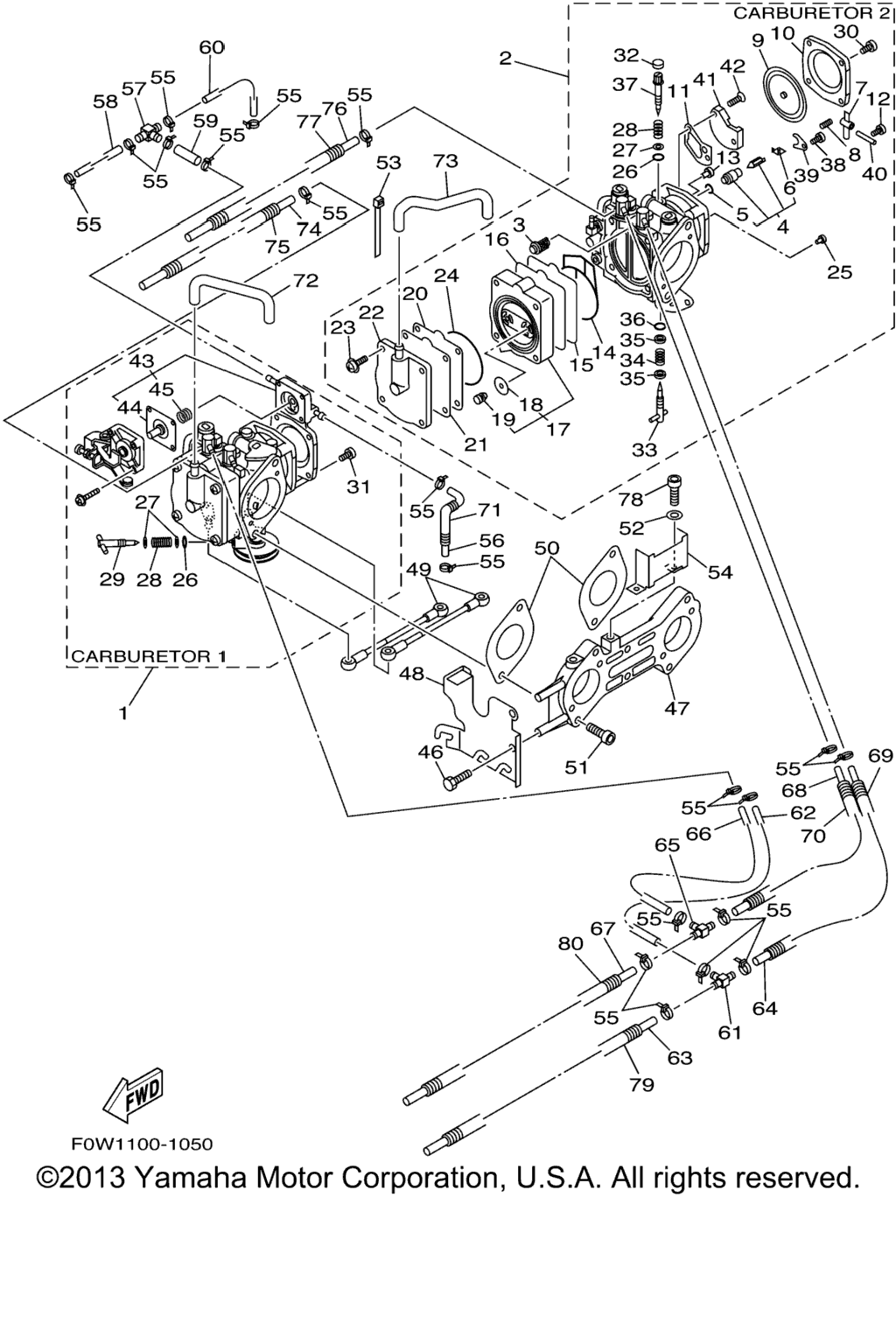Схема узла Карбюраторы