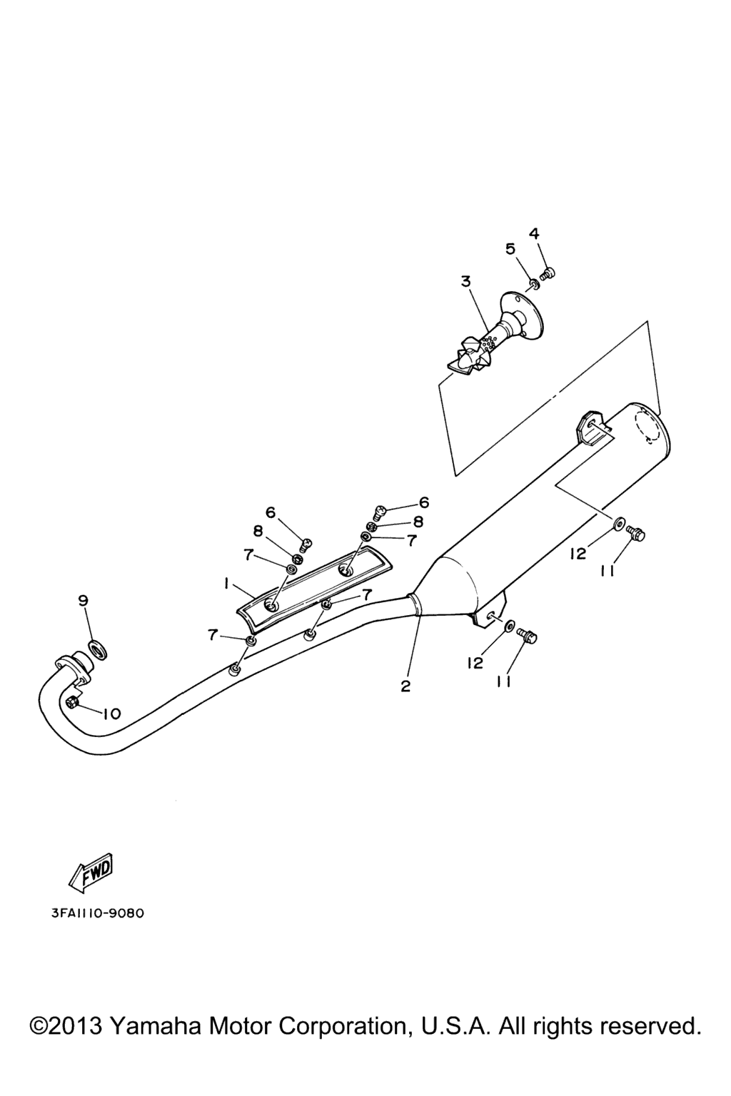 Схема узла Выхлопные Системы