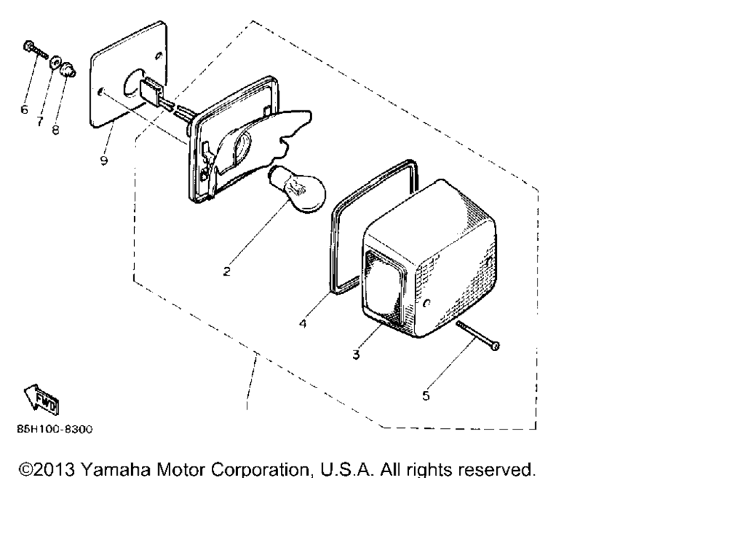Схема узла Задние Фонари