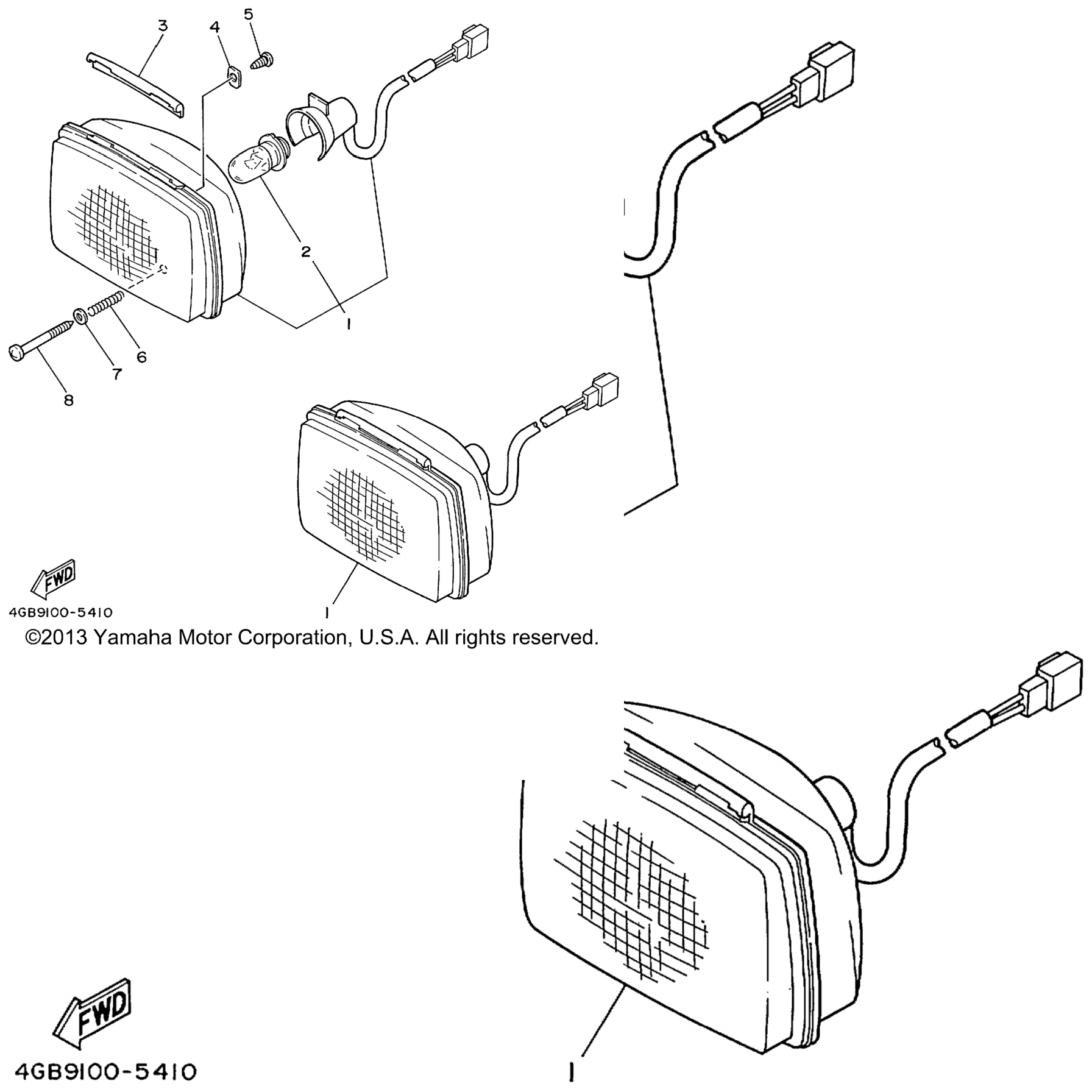 Схема узла Фары