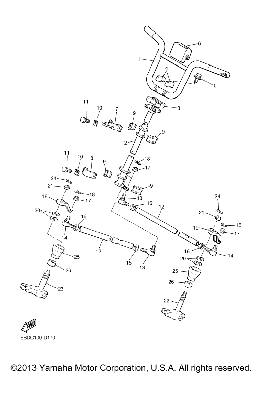 Схема узла Рулевая Система