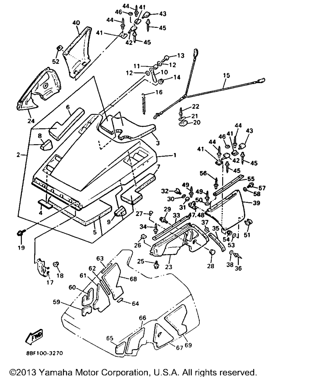 Схема узла Кожух
