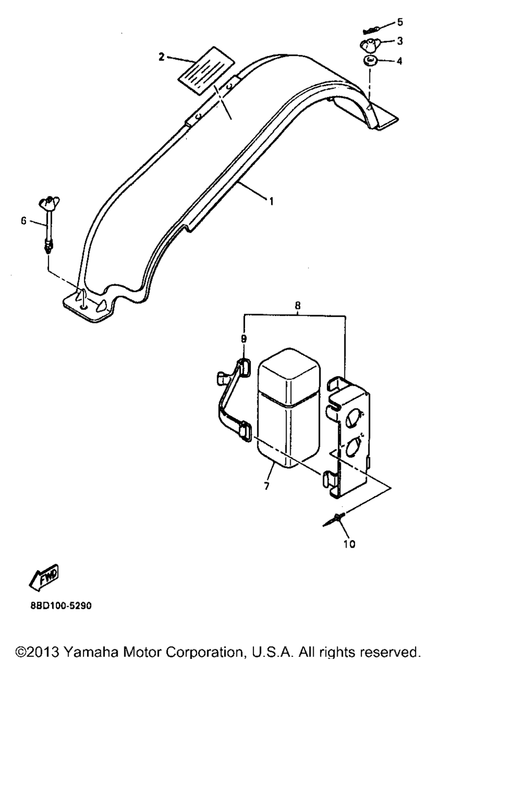 Схема узла Защитный Короб Для Багажа