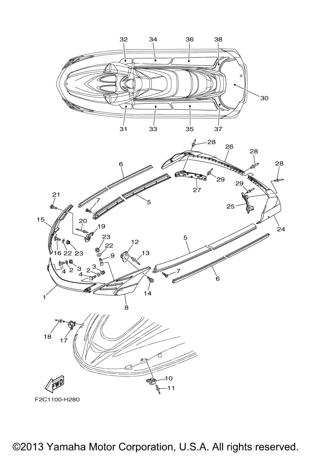 Схема узла Бортовая Часть И Коврики