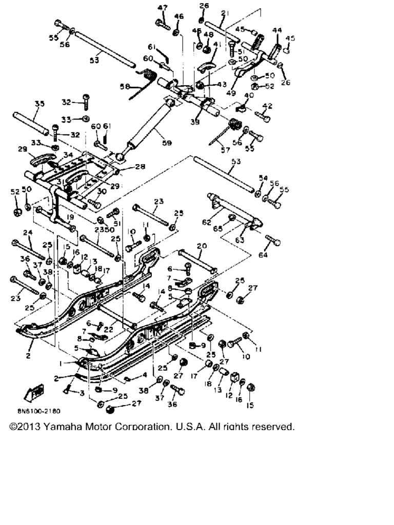 Схема узла Подвеска Гусеницы 2