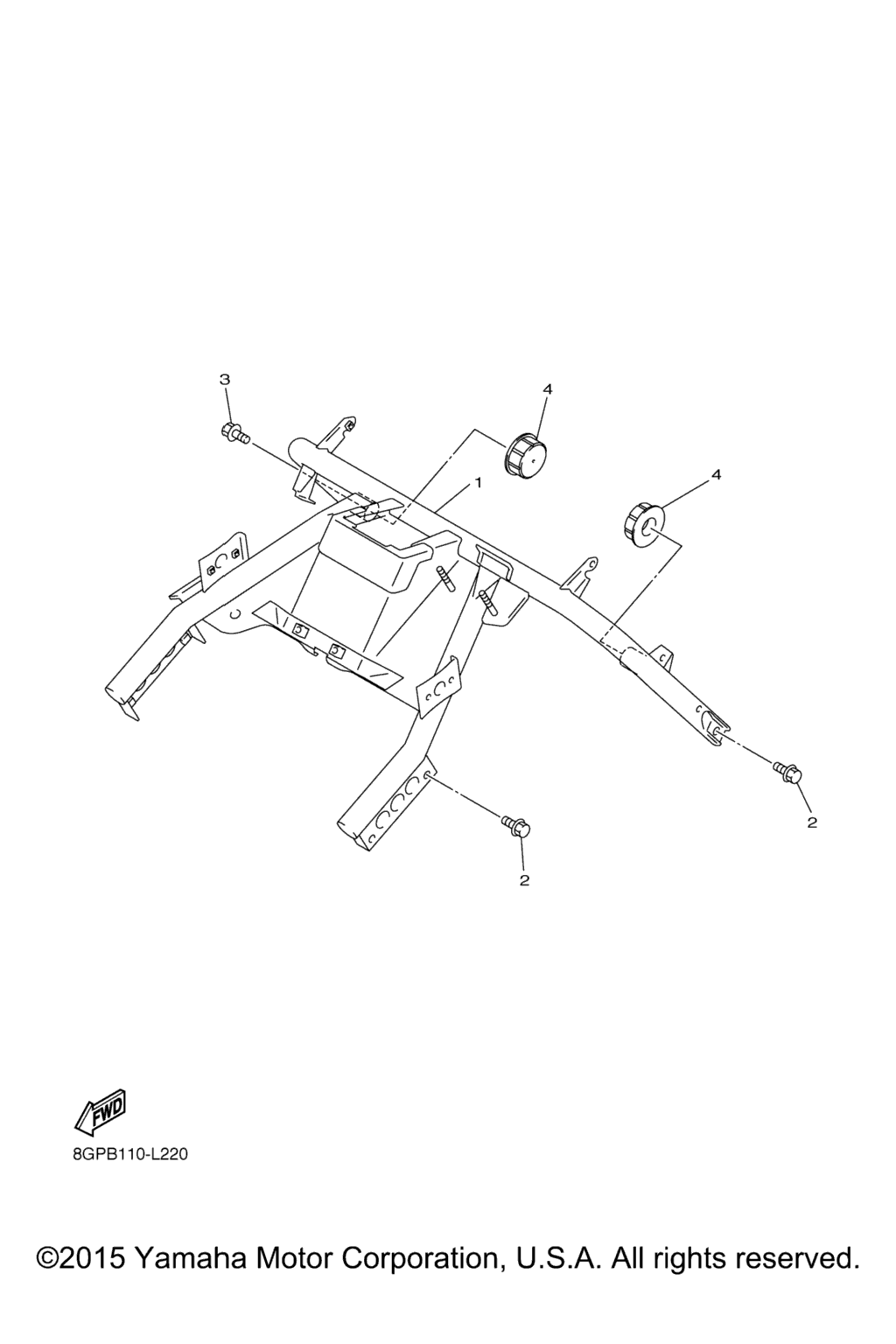 Схема узла Рулевые Ворота