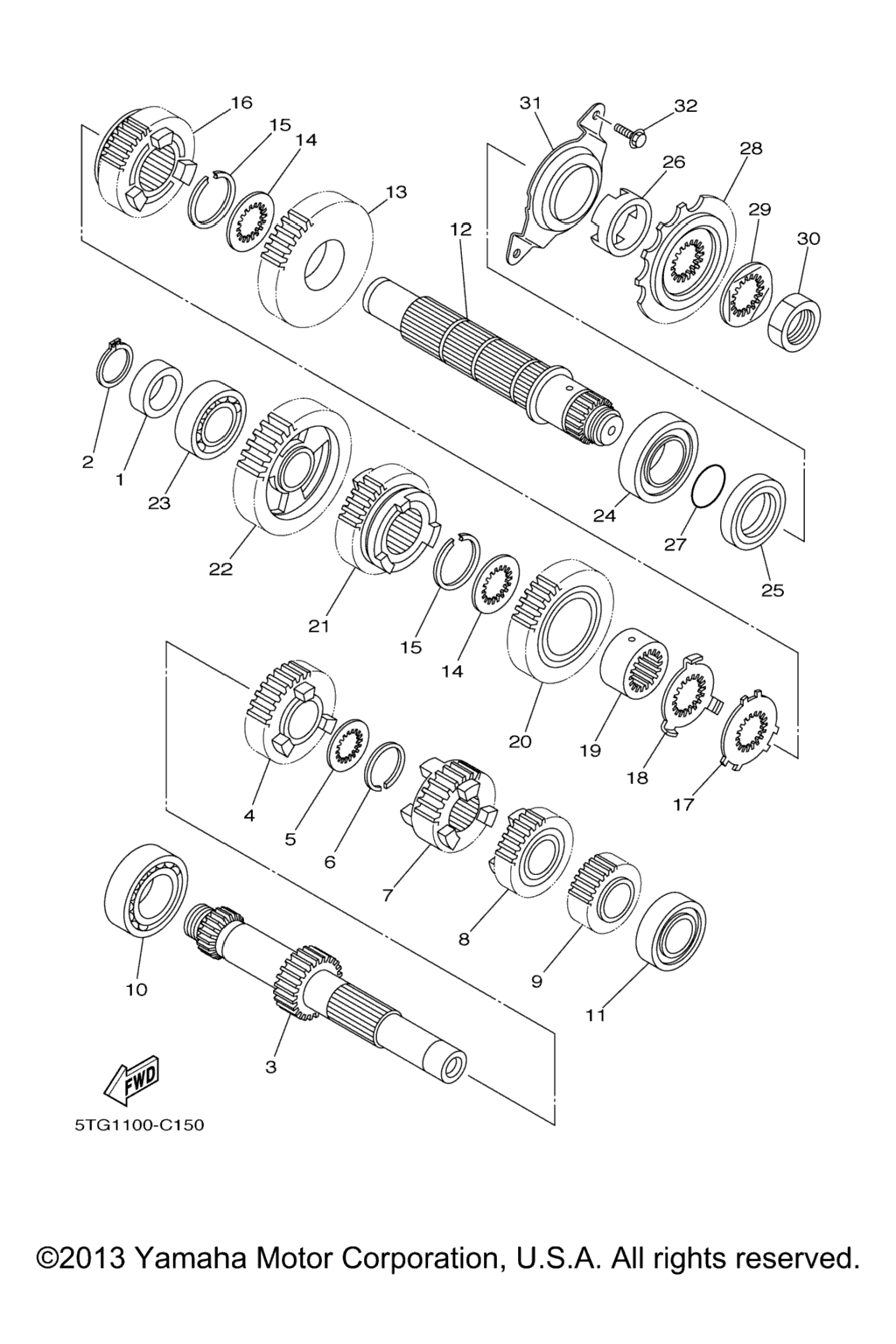 Схема узла Трансмиссии