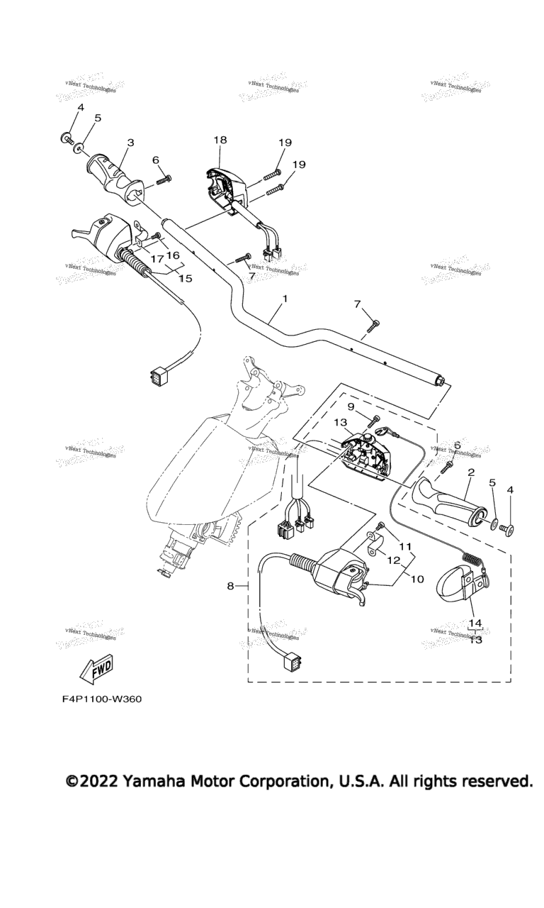 Схема узла Рулевое Управление 1