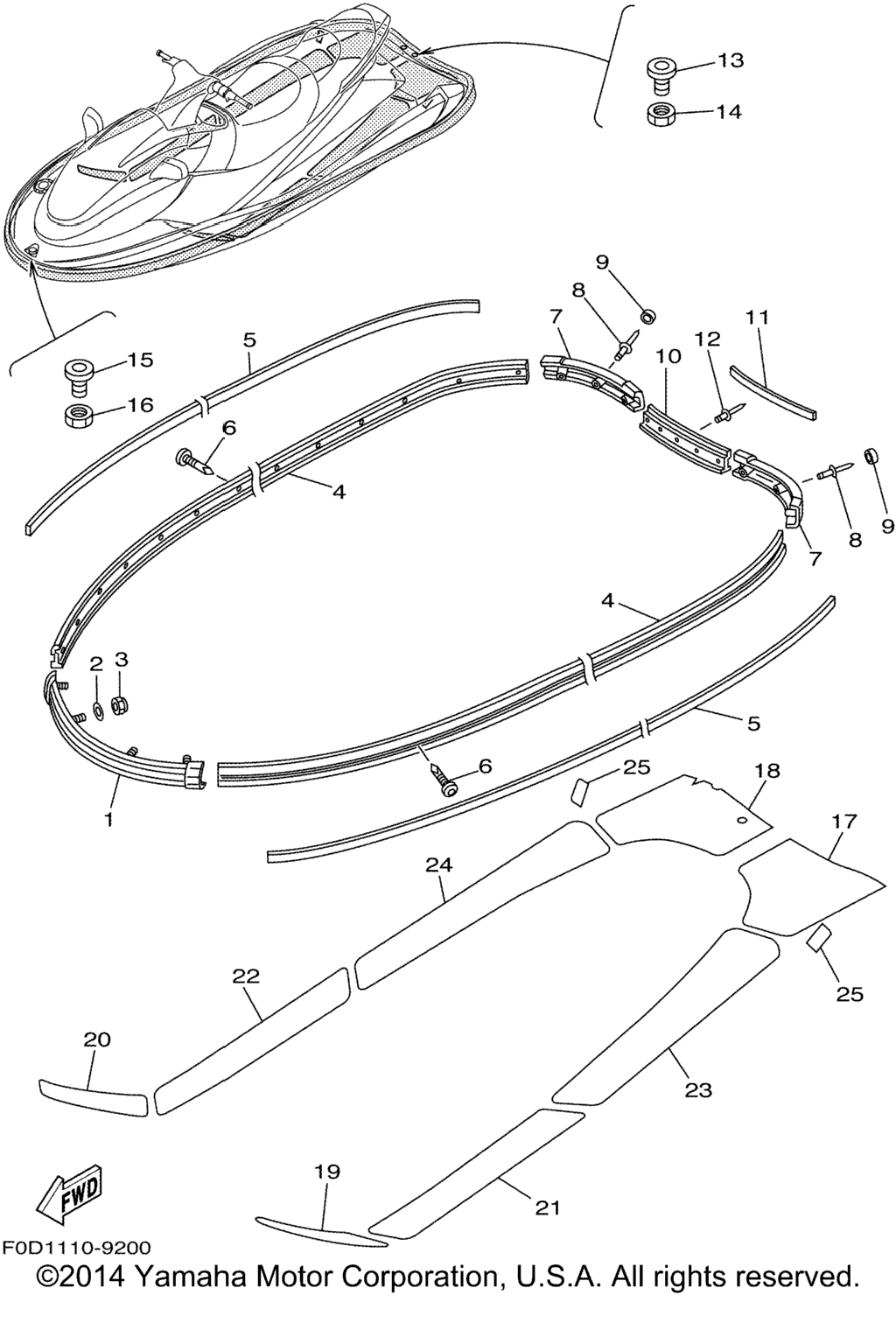 Схема узла Настил Бортовой Части