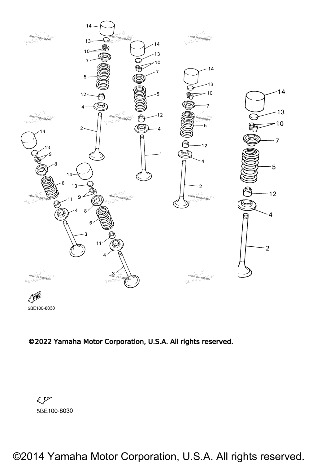 Схема узла Клапаны