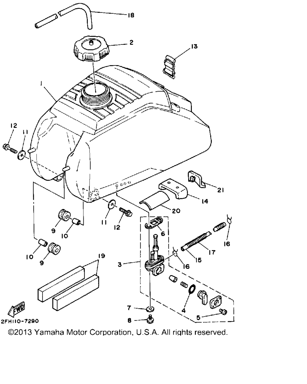 Схема узла Топливные Баки