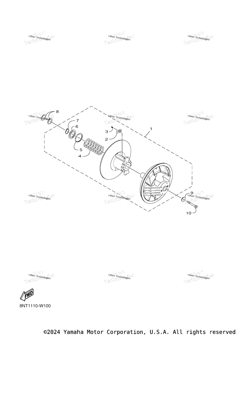 Схема узла Вторичный Ползунец