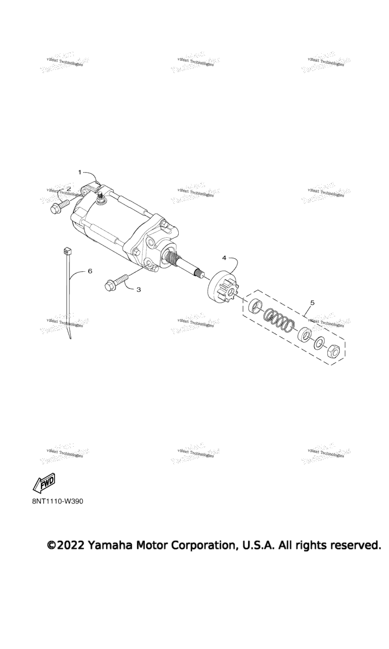 Схема узла Стартер
