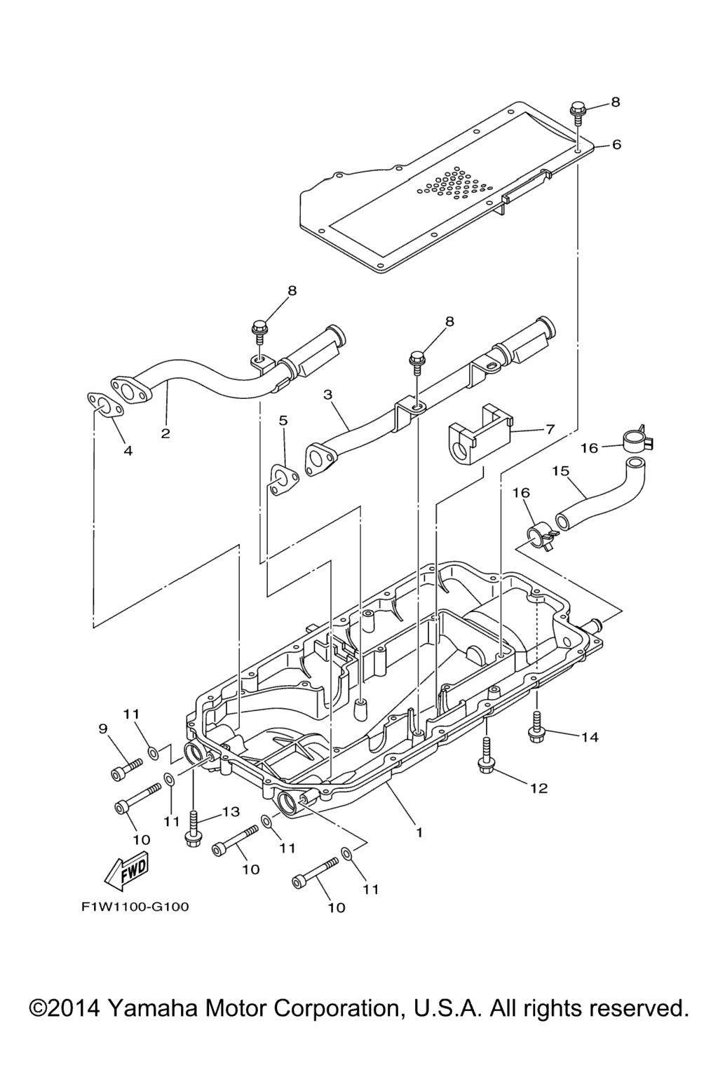 Схема узла Сливная Глава