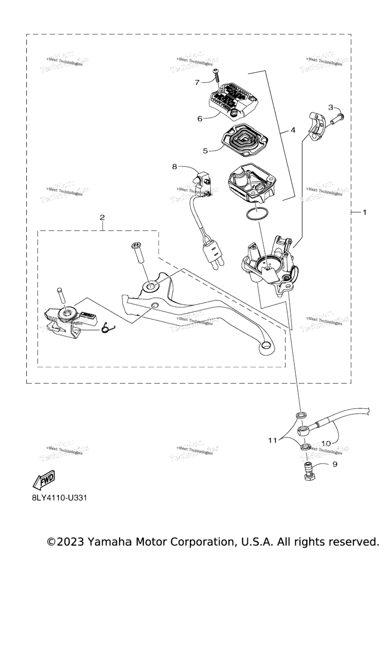 Схема узла Тормоза